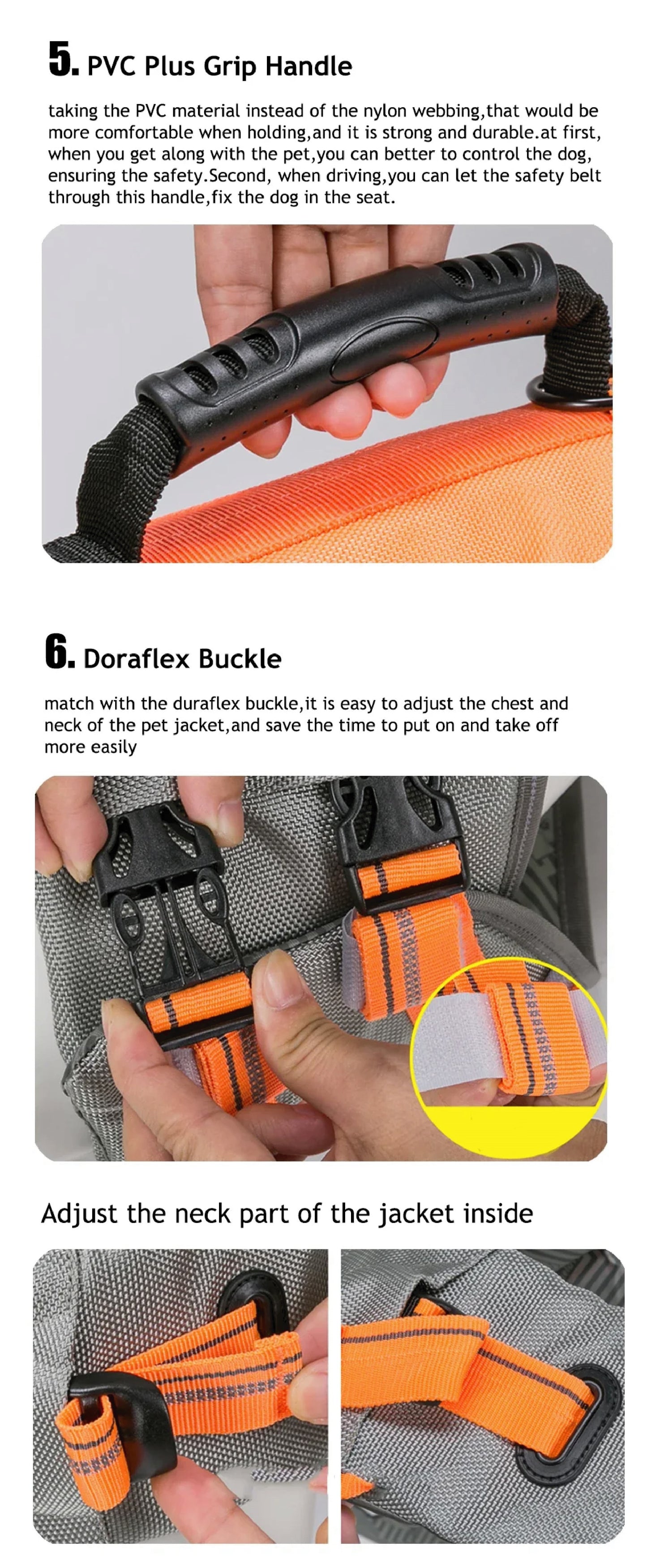 DriftGlide™ – Reflective Dog Life Jacket