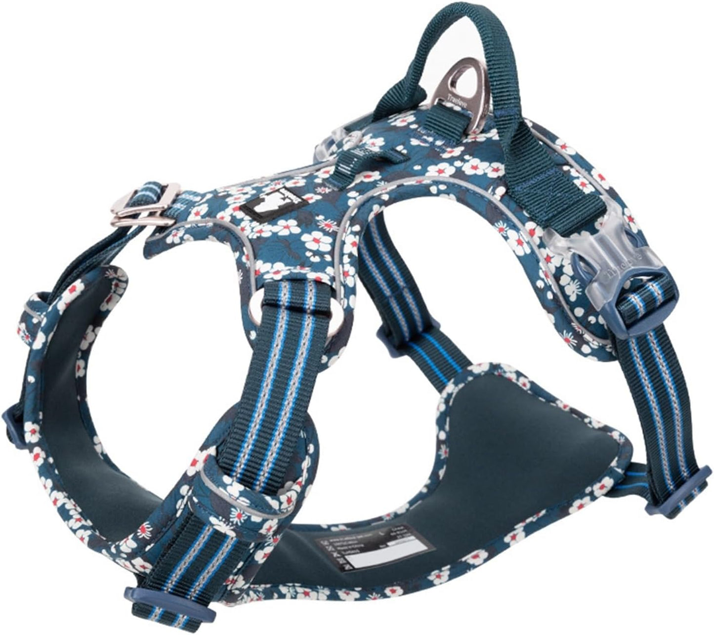 WildBloom™ – Adjustable Floral Control Dog Harness