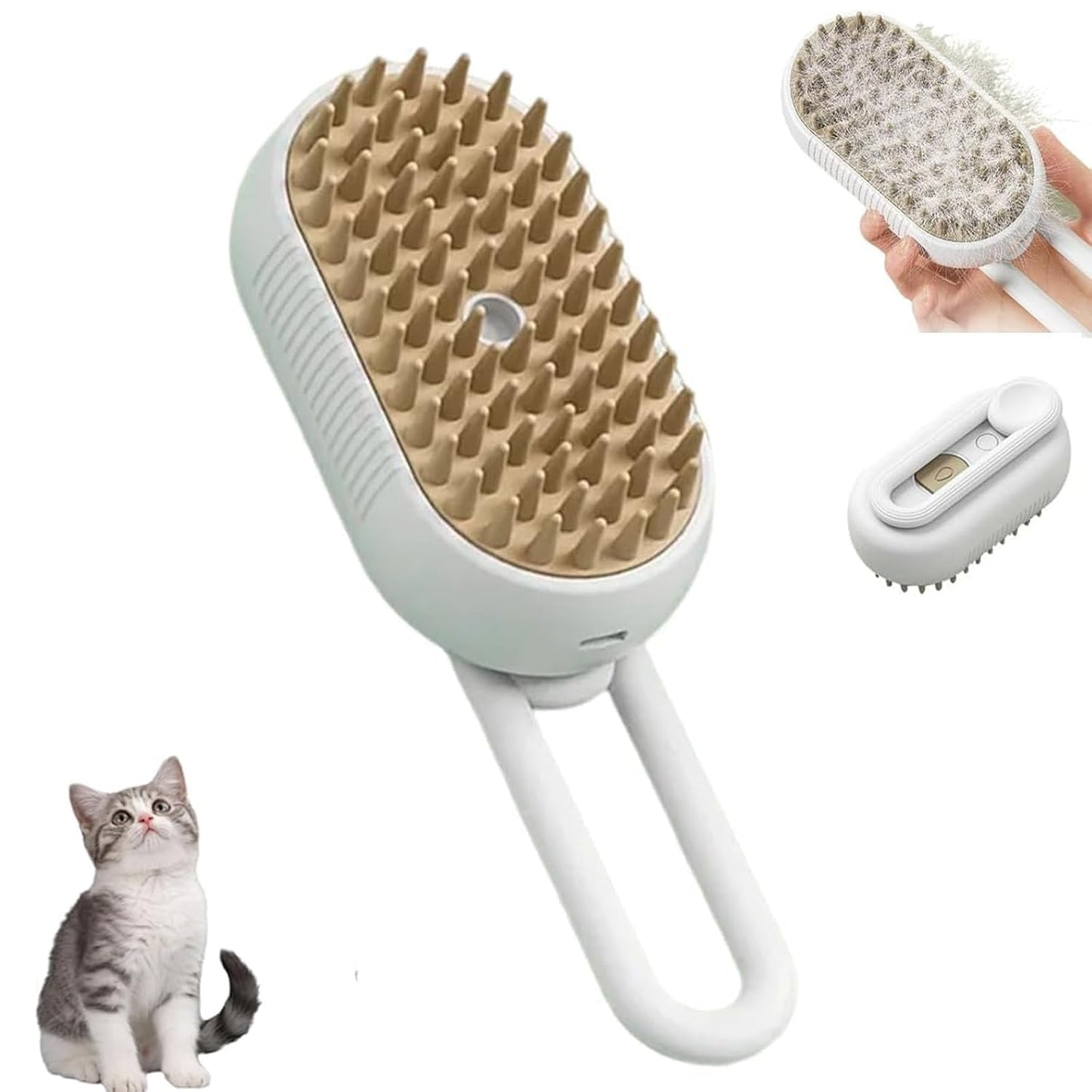 STEAMPURR™ – 4-in-1 Grooming & Relaxation Brush