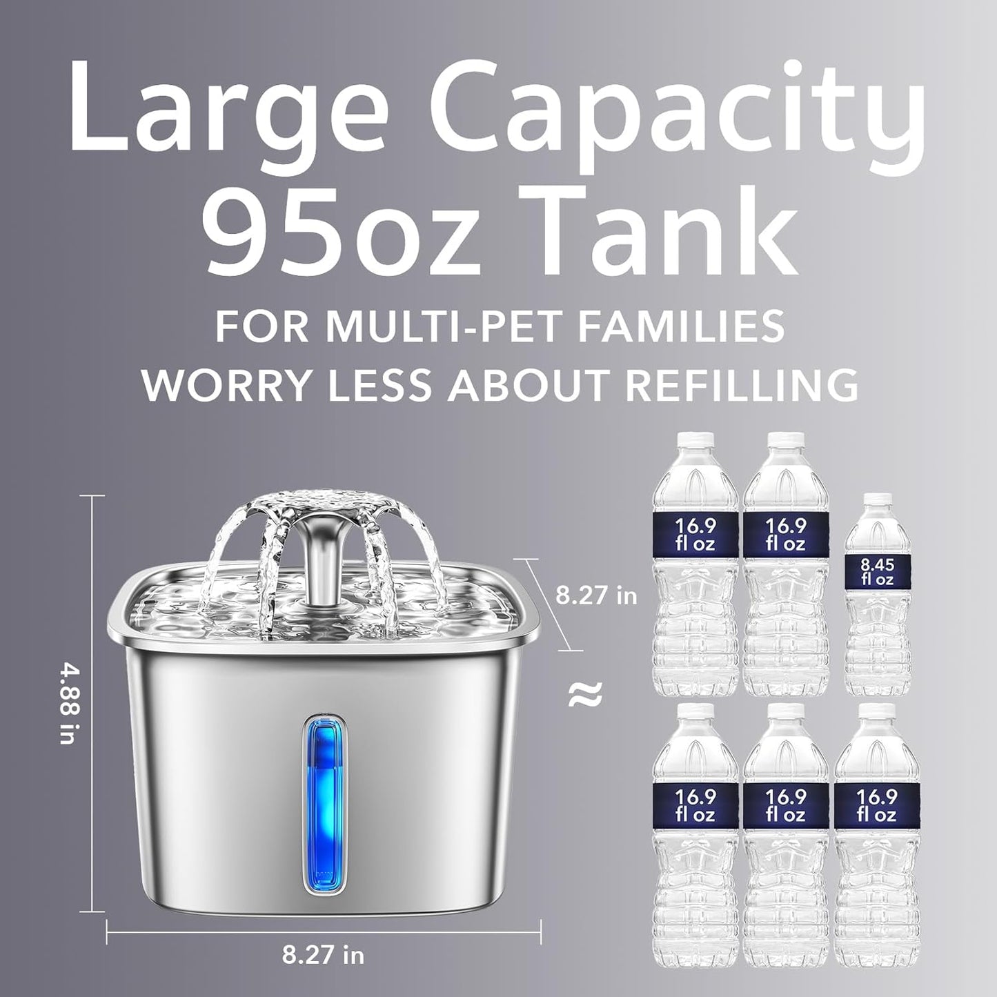 STAINLESS STEEL PET FOUNTAIN™ – Premium Hydration for Your Pet.