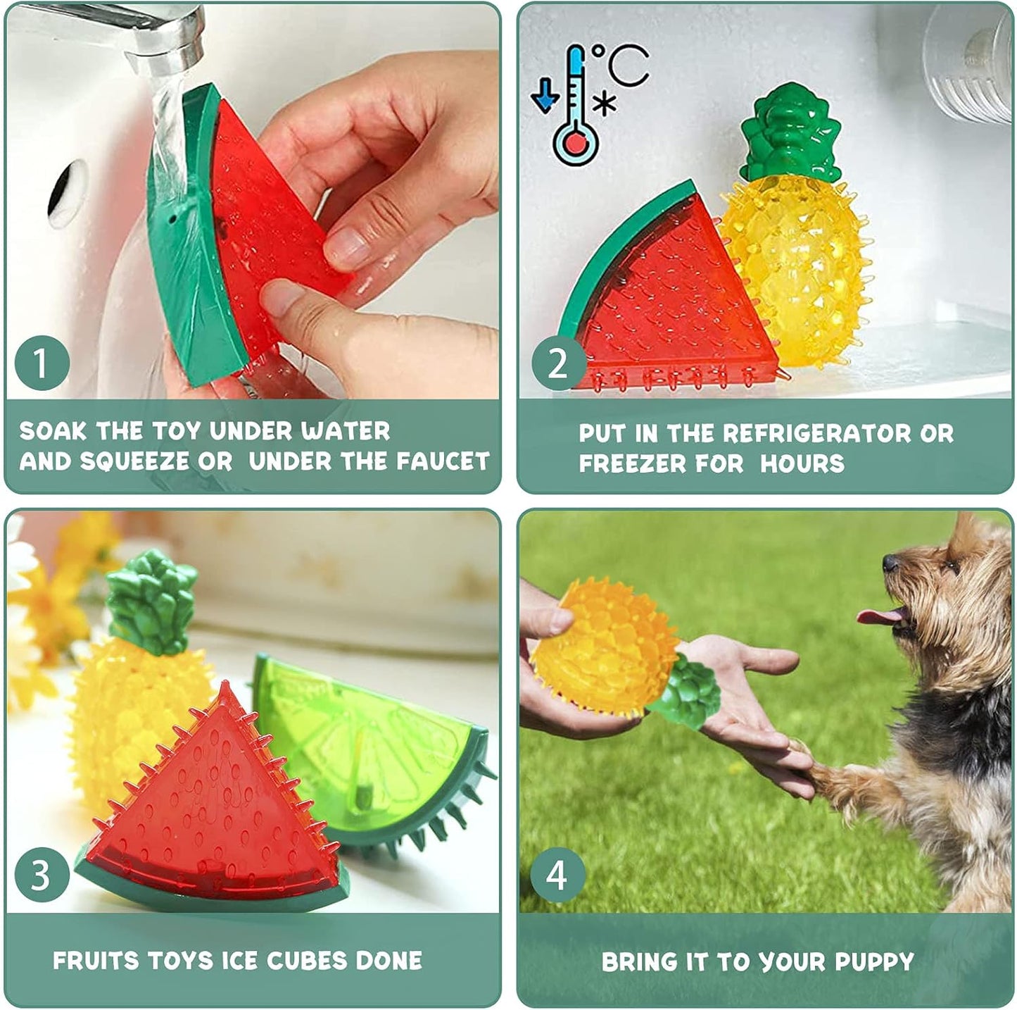TropiChill™ – Frozen Fruit Toy for Pets