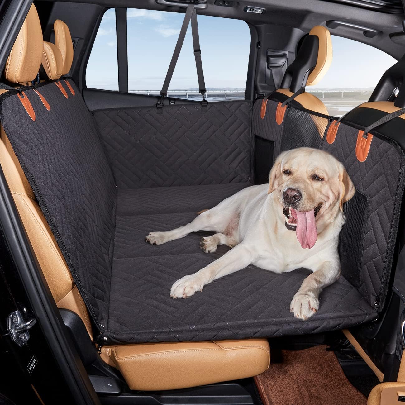 DOG CAR SEAT COVER™ Waterproof – Back Seat Fit for SUVs & Cars
