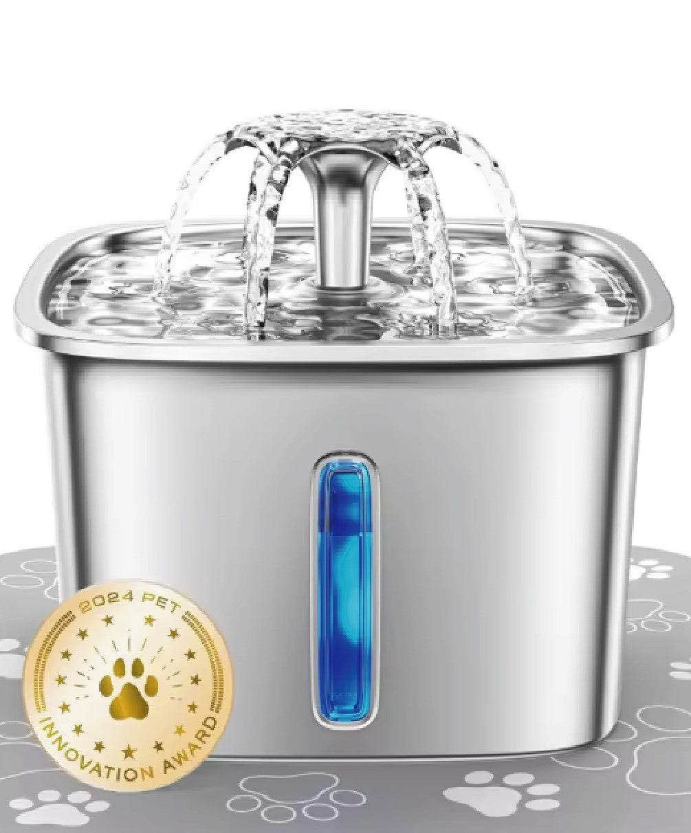 STAINLESS STEEL PET FOUNTAIN™ – Premium Hydration for Your Pet.