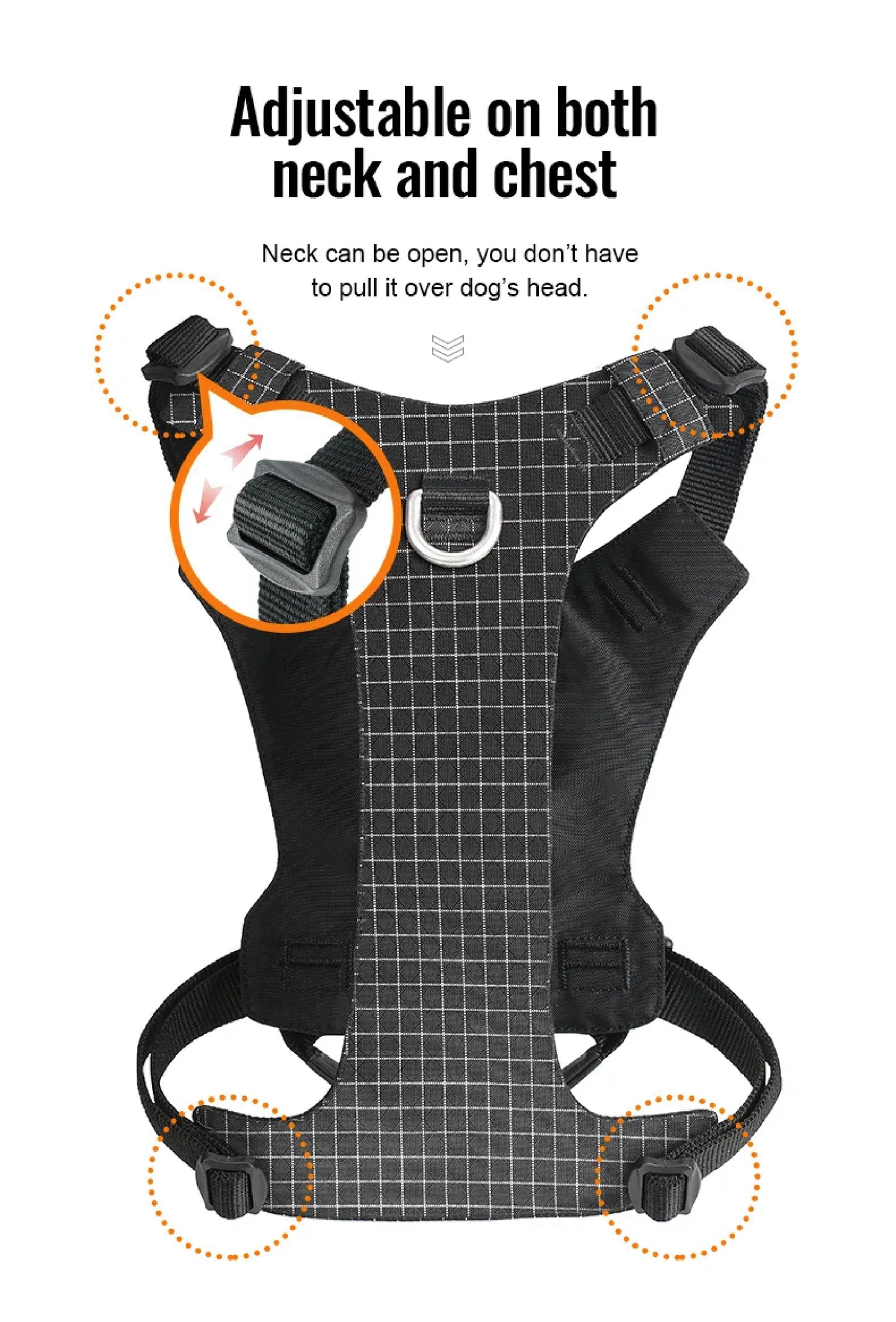StrideLite™ - Reflective LED Harness with GPS Holder
