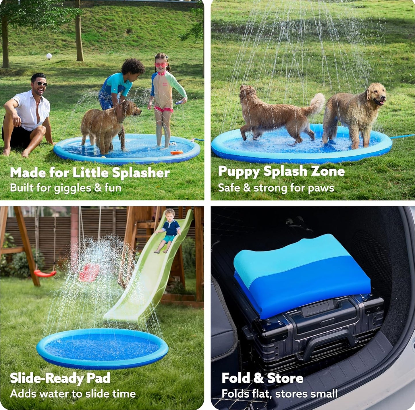 AquaBound™ – Inflatable Pet Pool Pad