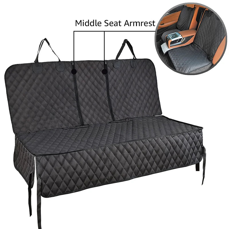 PET CAR SEAT PROTECTOR™ – Armrest-Friendly, Waterproof & Comfy