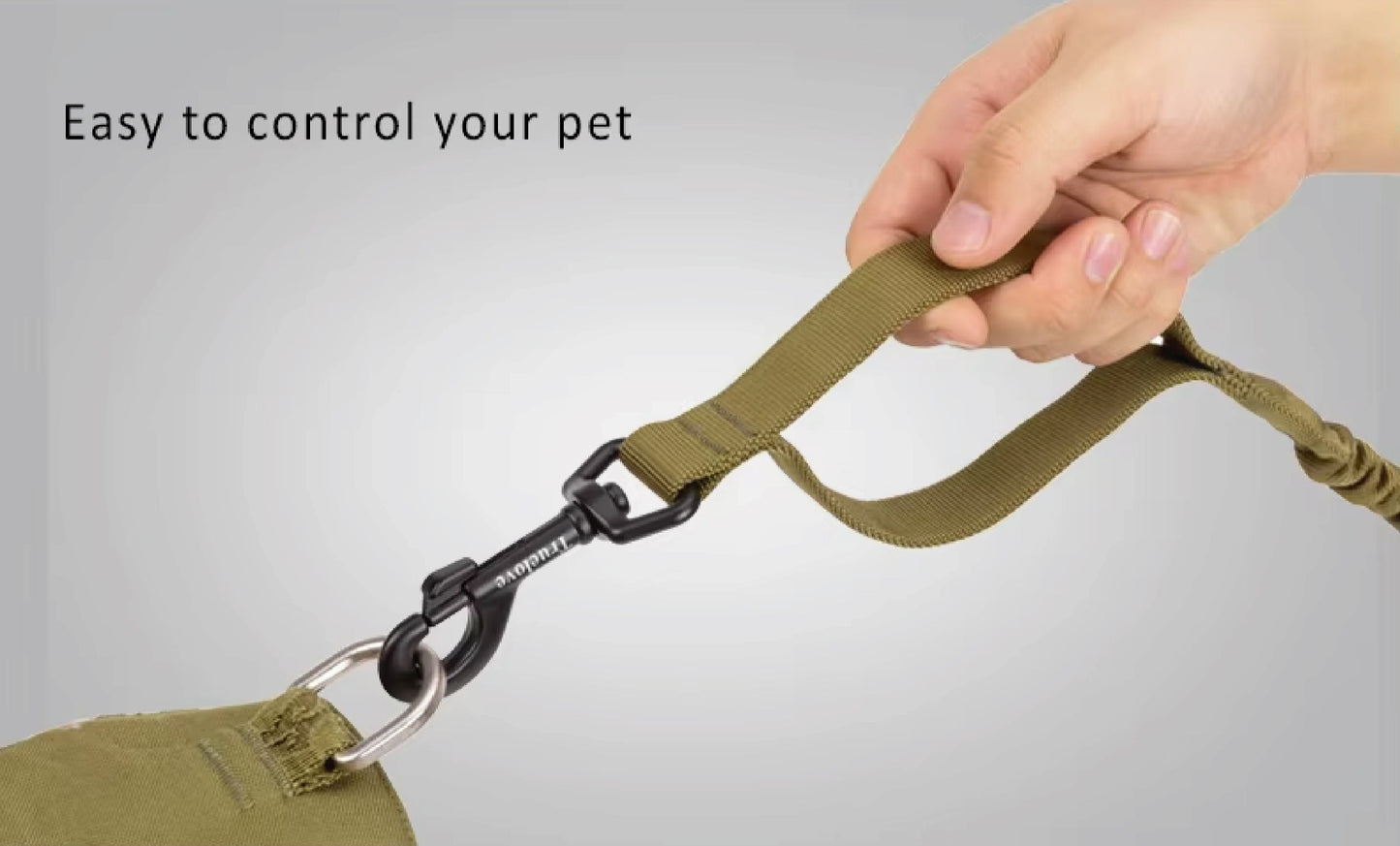BoulderRush™ – Elastic Control Dog Leash