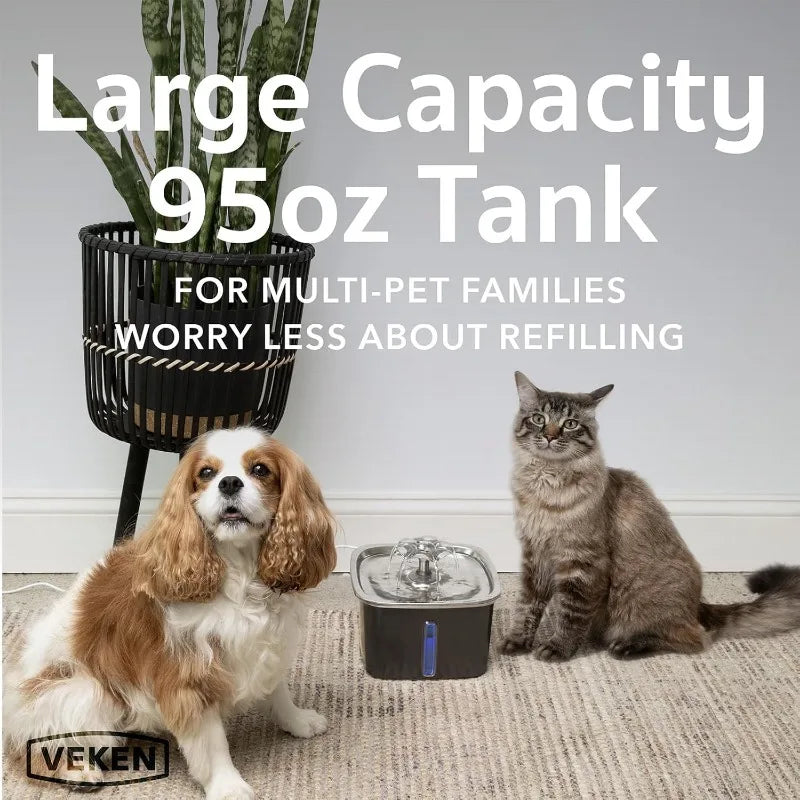 STAINLESS STEEL PET FOUNTAIN™ – Premium Hydration for Your Pet.