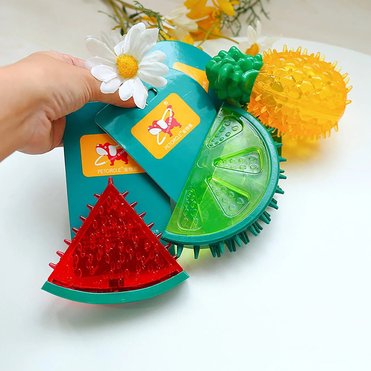 TropiChill™ – Frozen Fruit Toy for Pets