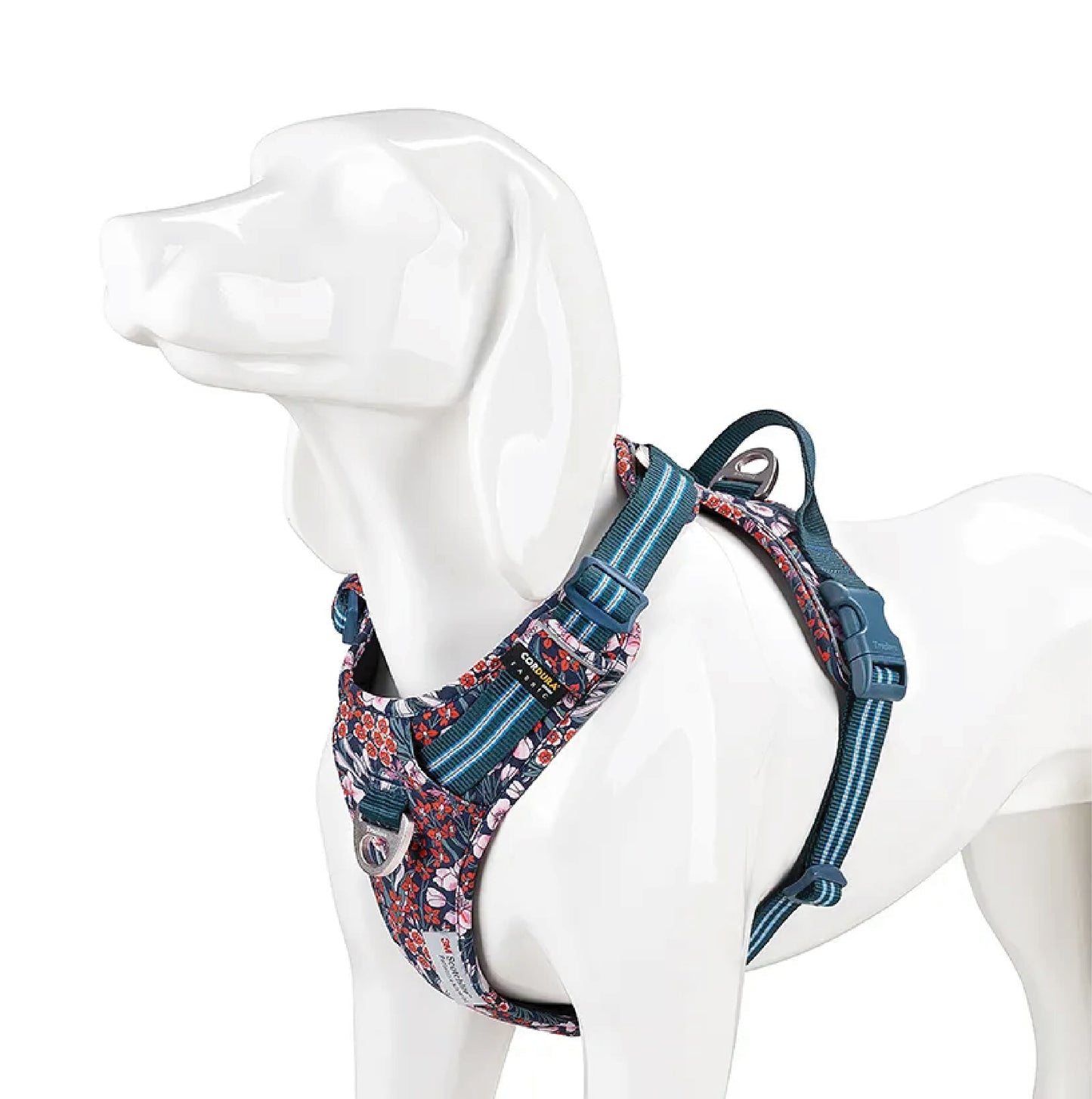 WildBloom™ – Adjustable Floral Control Dog Harness