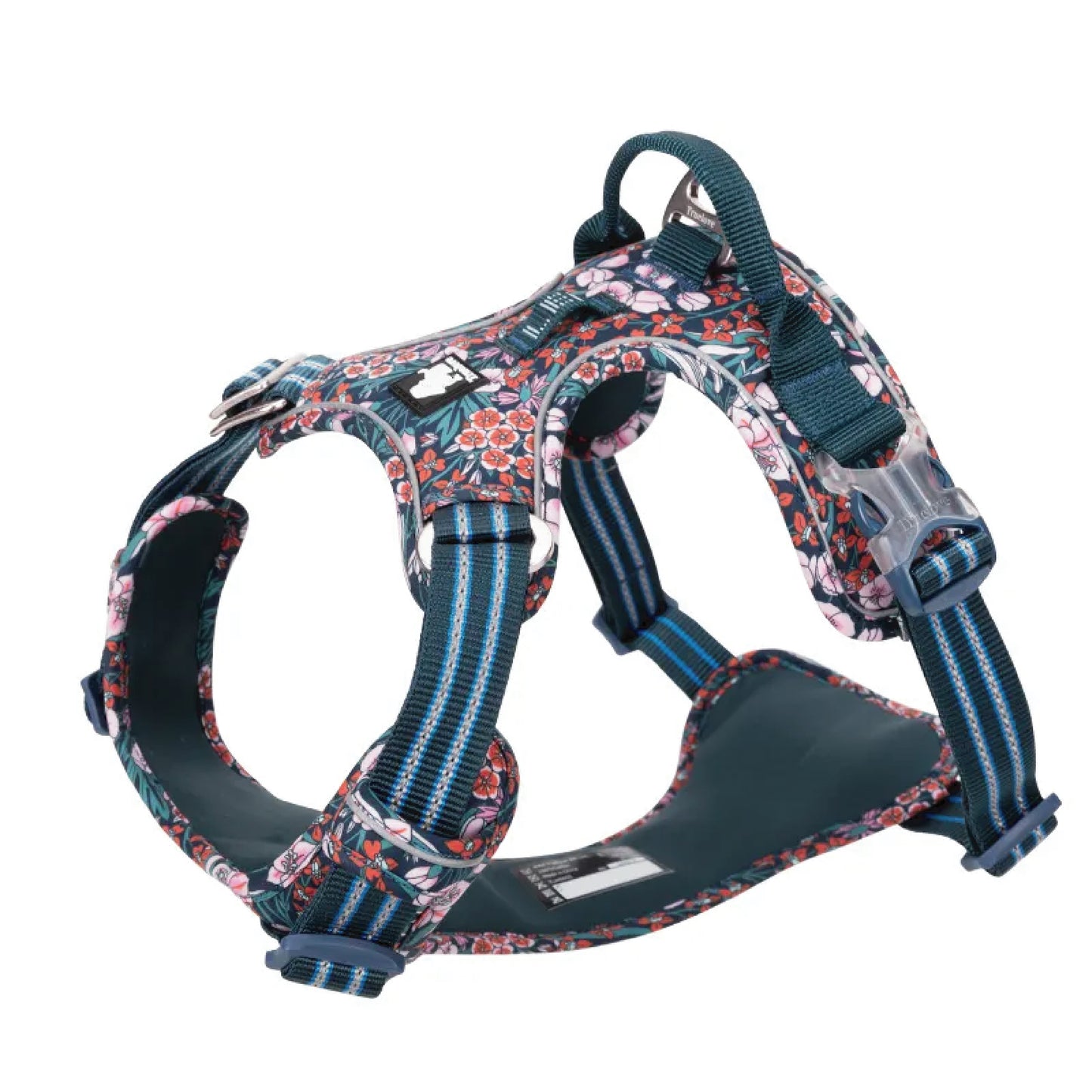 WildBloom™ – Adjustable Floral Control Dog Harness