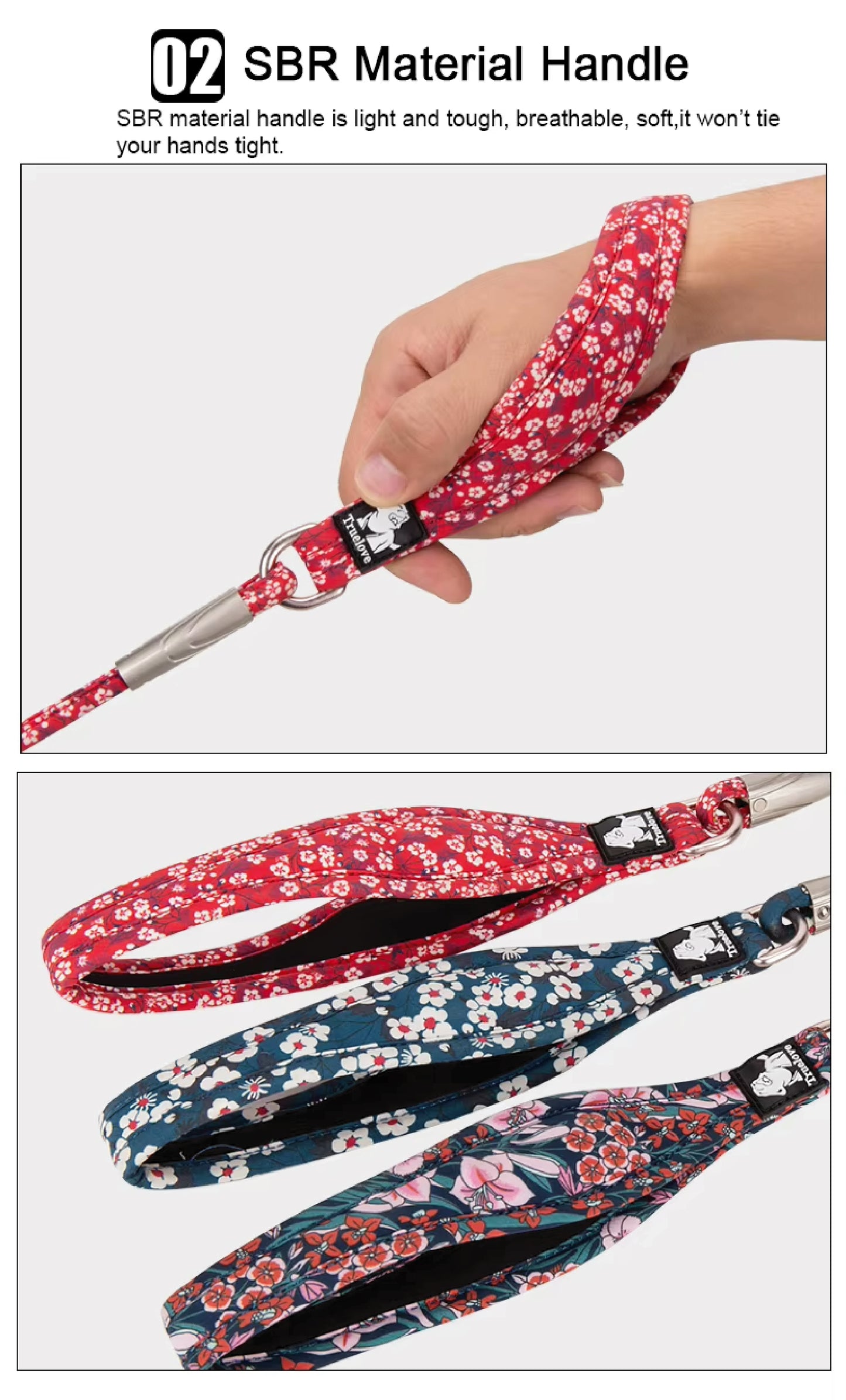WildBloom™ – Floral Adventure Dog Leash