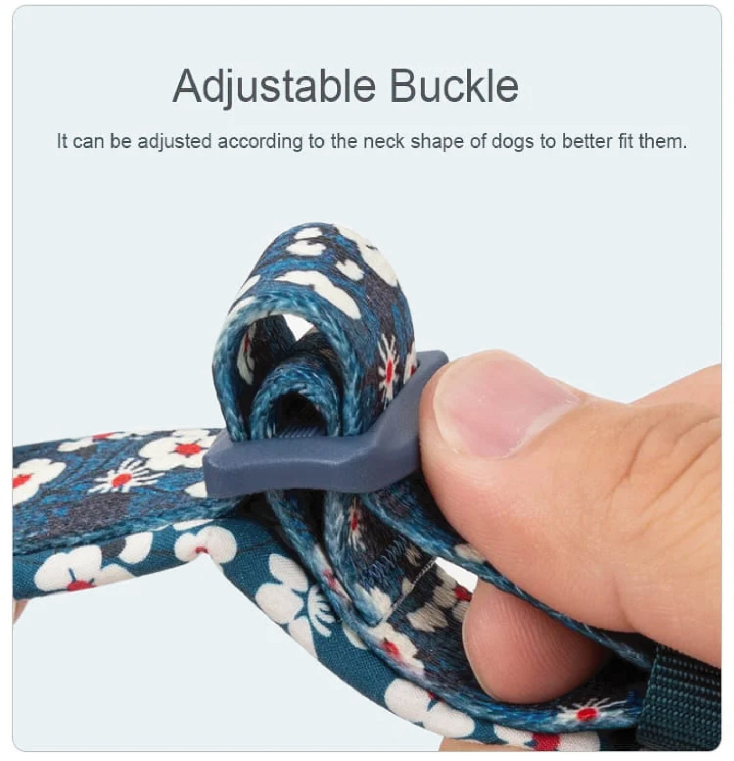 WildBloom™ – Padded Floral Dog Collar