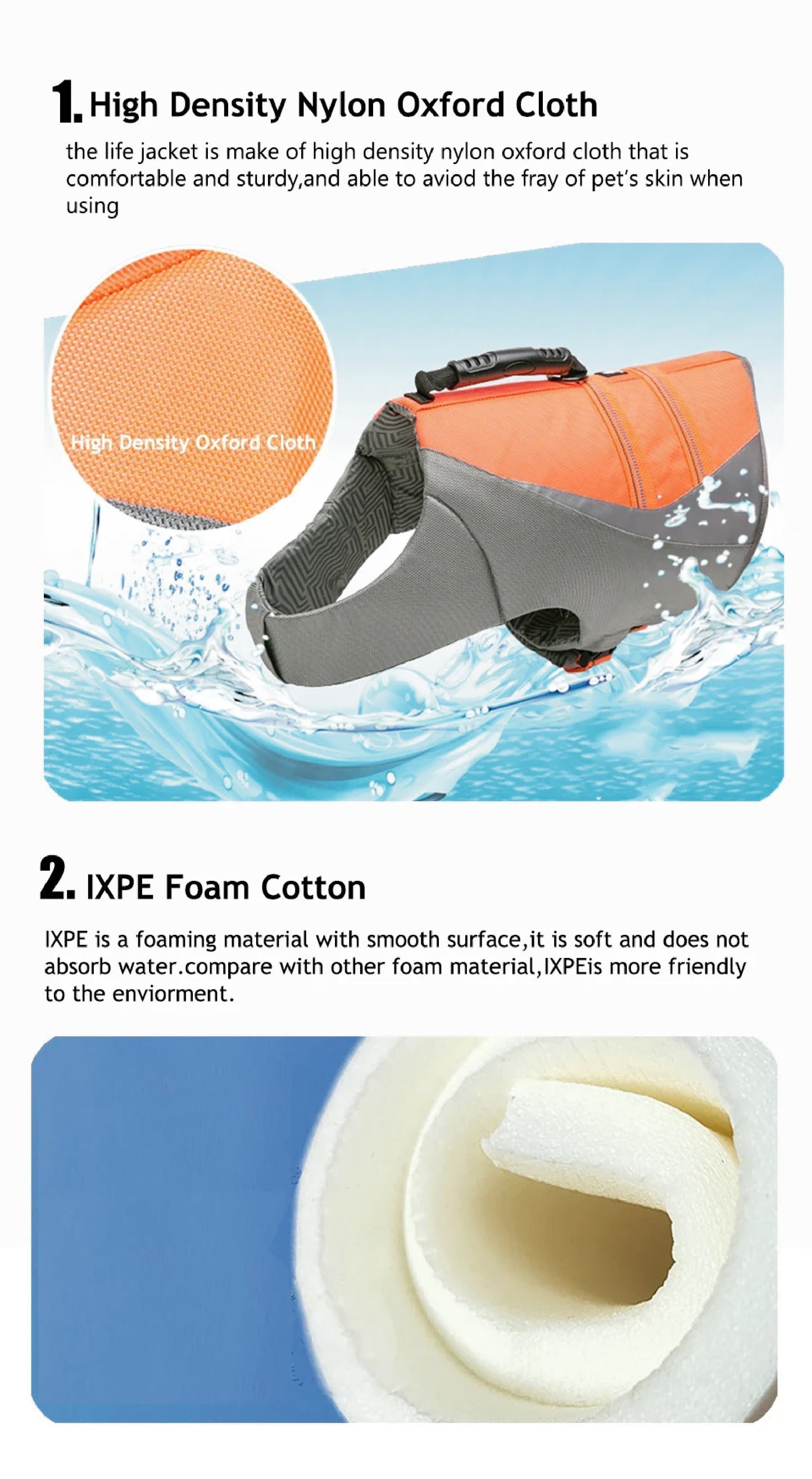 DriftGlide™ – Reflective Dog Life Jacket