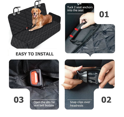 PET CAR SEAT PROTECTOR™ – Armrest-Friendly, Waterproof & Comfy