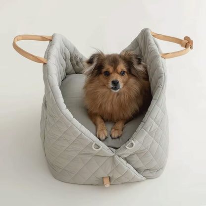 ELEGANT 3 IN 1 PET CARRIER™ – Luxury Travel Bag & Car Seat for Dogs and Cats