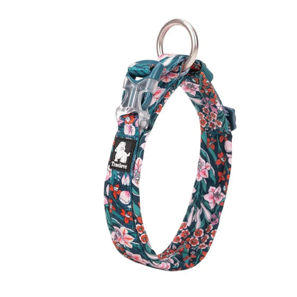 WildBloom™ – Padded Floral Dog Collar