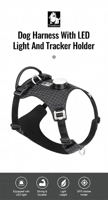 StrideLite™ - Reflective LED Harness with GPS Holder