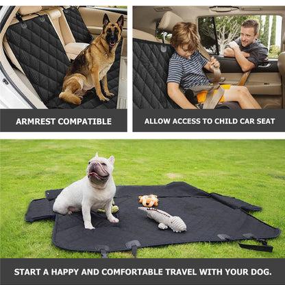 PET CAR SEAT PROTECTOR™ – Armrest-Friendly, Waterproof & Comfy