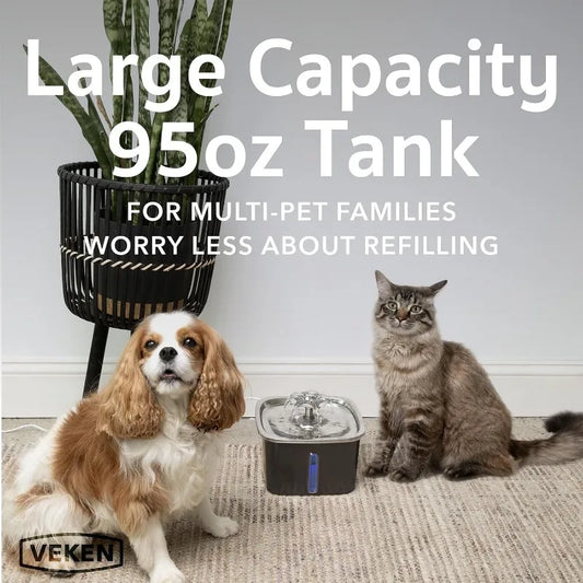 STAINLESS STEEL PET FOUNTAIN™ – Premium Hydration for Your Pet.