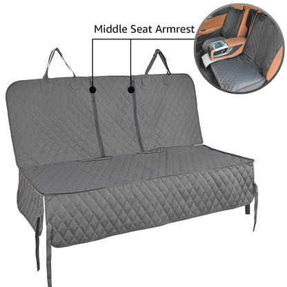 PET CAR SEAT PROTECTOR™ – Armrest-Friendly, Waterproof & Comfy