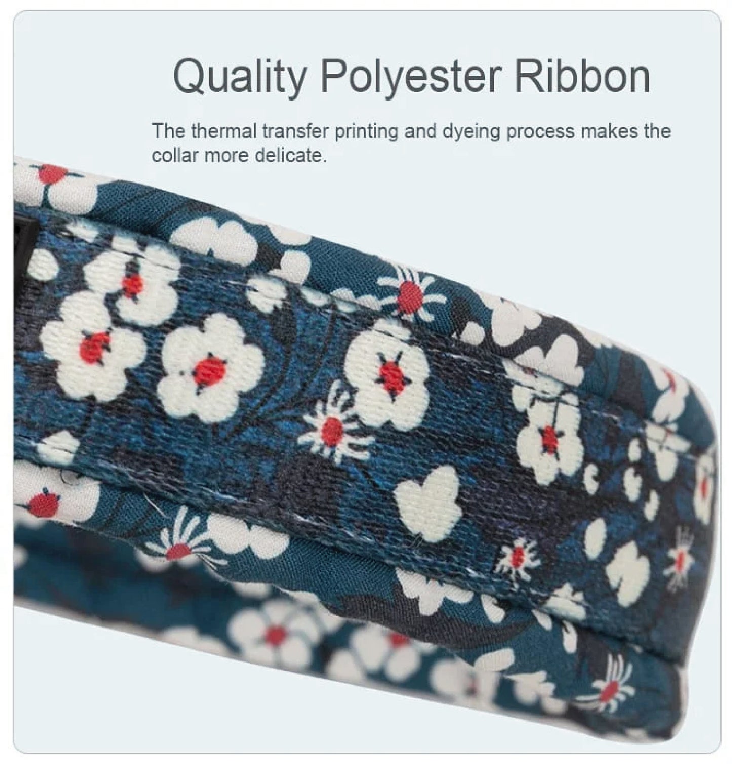 WildBloom™ – Padded Floral Dog Collar