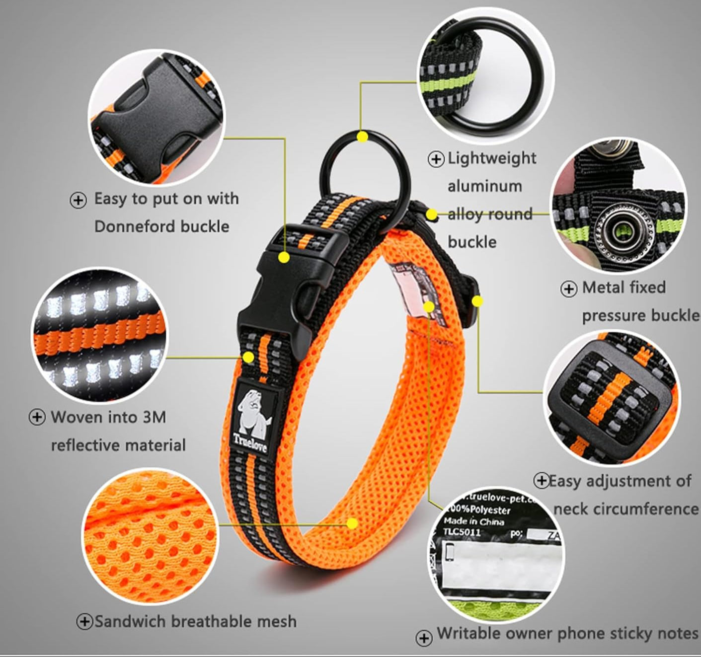 NightStride™ – Reflective Adventure Dog Collar